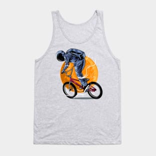 astronaut riding a bike Tank Top